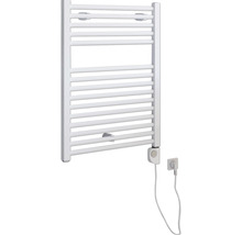 Elektrische handdoekradiator met horizontale verwarmingselementen