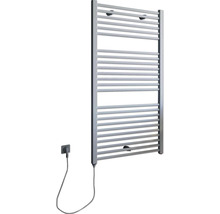 Handdoekradiator met elektrische aansluiting voor de badkamer