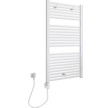 Elektrische handdoekradiator met horizontale verwarmingselementen voor de badkamer