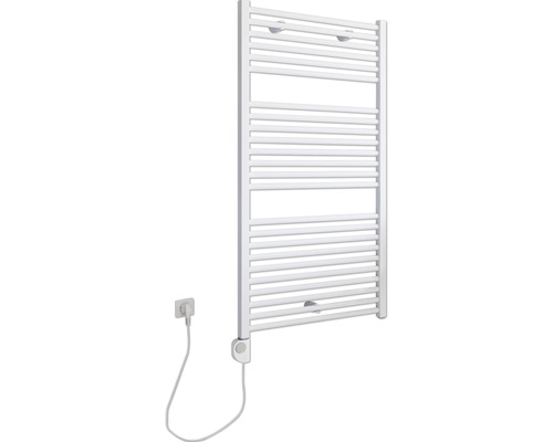 Elektrische handdoekradiator met horizontale verwarmingselementen voor de badkamer