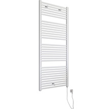 Elektrische handdoekradiator met horizontale verwarmingsbuizen