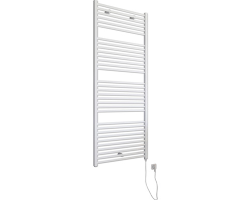 Elektrische handdoekradiator met horizontale verwarmingsbuizen