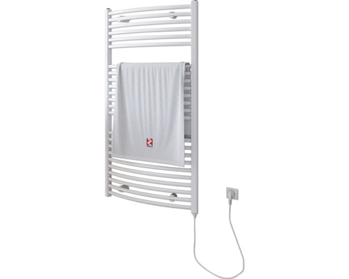 Handdoekradiator met handdoek