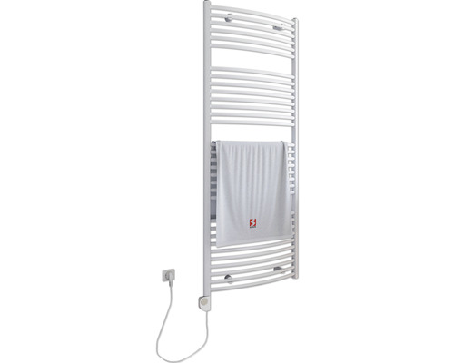 Elektrische handdoekradiator met handdoek