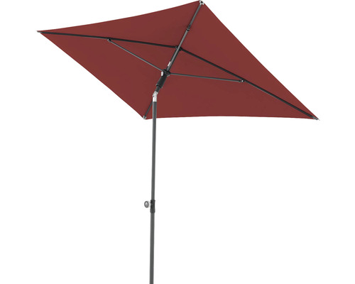 Rechthoekige tu parasol met slinger