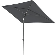 Rechthoekige parasol met middenstok