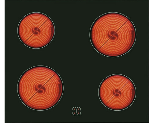 Kookplaat met vier keramische kookzones
