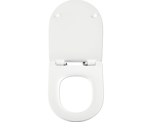 Toiletzitting met deksel in open positie