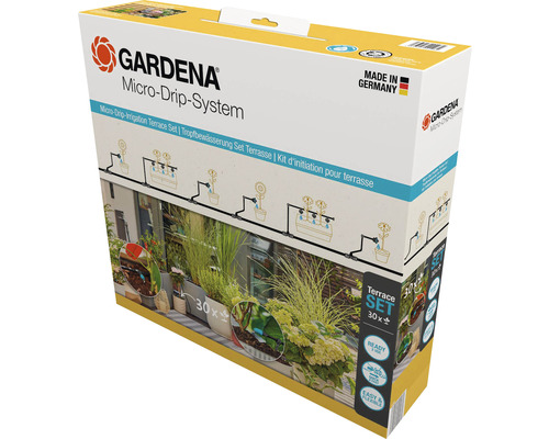 GARDENA Micro Drip startset voor terrassen 13 mm (1/2")/ 4,6 mm (3/16")