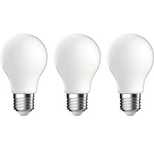 LED lamp E27/4,5W A60 daglichtwit mat, 3 stuks