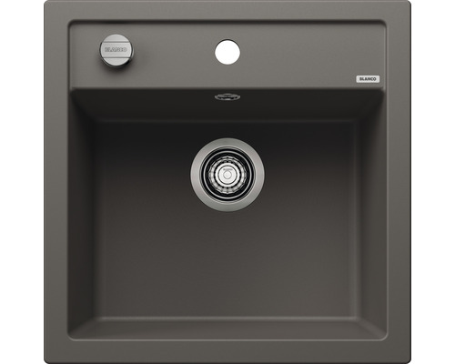 Granieten spoelbak met afvoer en Blanco Logo