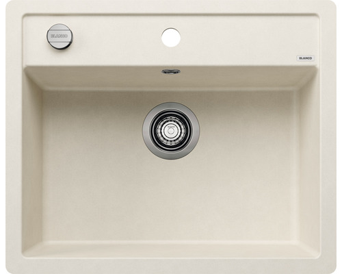 Spoelbak van composiet met afvoersysteem