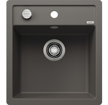 Blanco spoelbak van composiet met zeefkorf