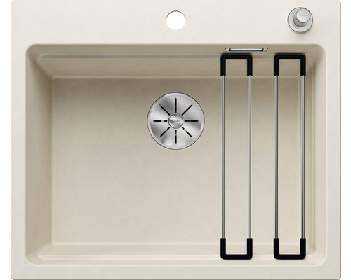 Spoelbak van graniet met afdruiprek