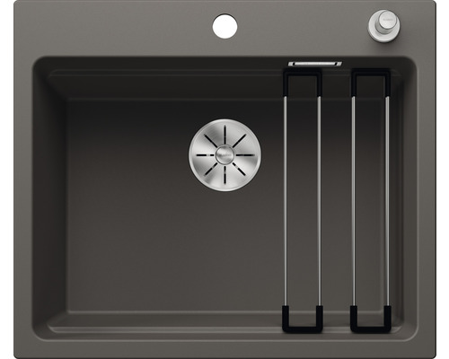 Spoelbak van Silgranit met afdruiprek