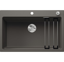 Spoelbak van composietmateriaal met afdruiprek en afvoerbediening