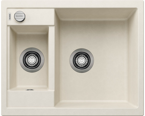 Spoelbak met twee bakken