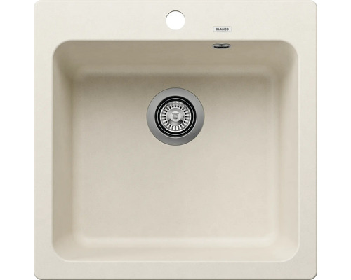 Spoelbak van silgranit met afvoergarnituur