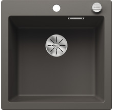 Spoelbak van silgranit met roestvrijstalen afvoergarnituur