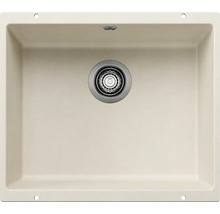 Spoelbak van graniet met afvoergarnituur