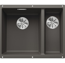 Dubbele spoelbak van composietmateriaal met twee spoelbakken