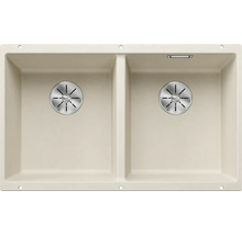 Dubbele spoelbak van silgraniet