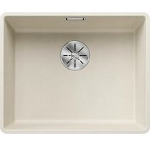 Spoelbak van silgranit met afvoergarnituur