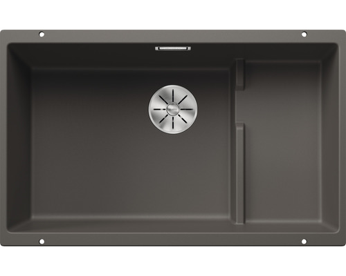 Spoelbak van composietmateriaal met afdruiprek