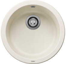 Ronde spoelbak met afvoer en overloop