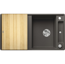 Spoelbak van silgranit met snijplank