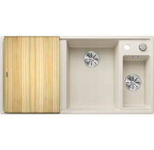 Spoelbak met spoelbak, afdruiprek en snijplank