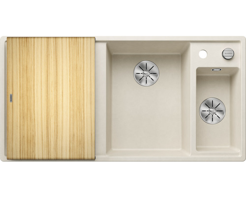 Spoelbak met spoelbak, afdruiprek en snijplank