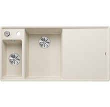 Spoelbak met afdruiprek en twee spoelbakken