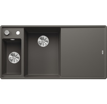 Spoelbak met afdruiprek en twee spoelbakken