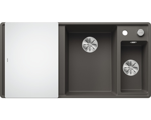 Spoelbak met afdruiprek en snijplank