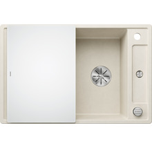 Spoelbak van Silgranit met afdruipvlak en snijplank