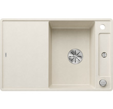 Blanco aanrechtspoelbak met afdruiprek