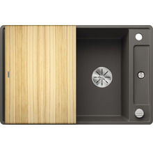Spoelbak met bamboe snijplank