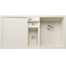 Spoelbak van silgraniet met afdruipvlak en wasbak