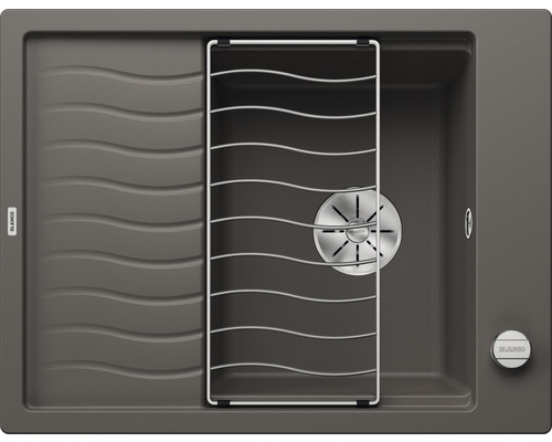 Spoelbak met afdruiprek, afdruiprek en Blanco Logo