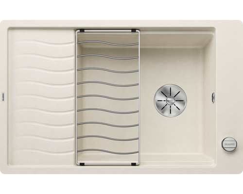 Spoelbak met afdruipgedeelte en afdruiprek