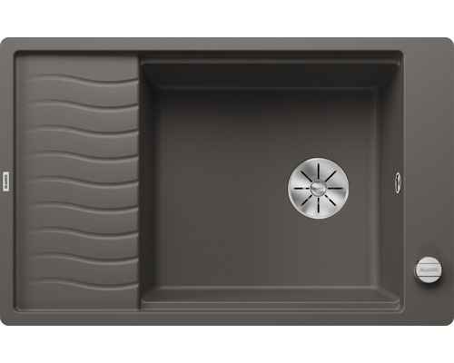BLANCO Spoelbak Elon XL 6 S-F vulkaangrijs 49x77 cm Keuken spoelbak met afdruiprek