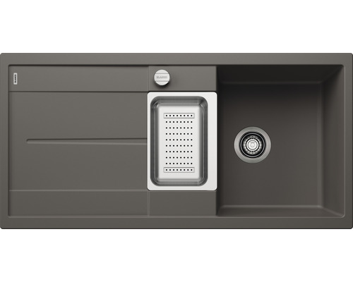 Spoelbak met afdruiprek en accessoires