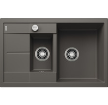 Spoelbak met afdruiprek en twee bakken