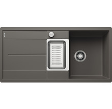 Spoelbak met afdruipvlak en zeefbak