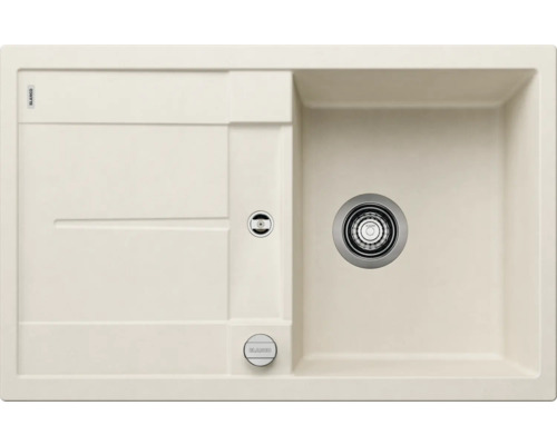 BLANCO Spoelbak Metra 45 S zachtwit 50x78 cm Spoelbak met afdruiprek