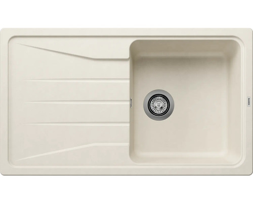 Spoelbak van graniet met een bak en afdruiprek