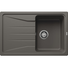 Spoelbak van graniet met afdruipvlak