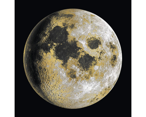 Volle maan met kraters
