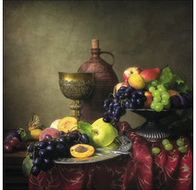 Stilleven met fruit, kelk en kruik